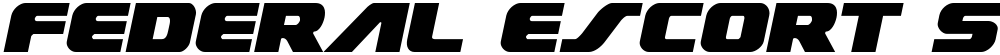 Federal Escort Semi-Italic