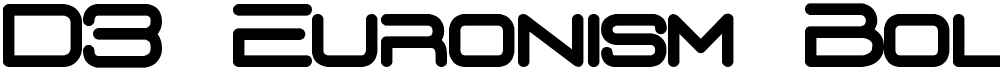 D3 Euronism Bold