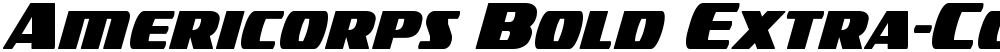 Americorps Bold Extra-Condensed