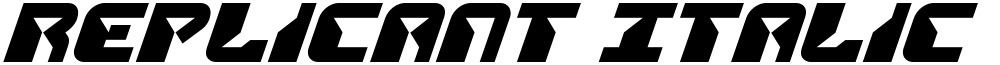 Replicant Italic