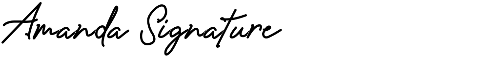 Amanda Signature