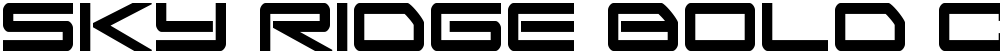 Sky Ridge Bold Condensed