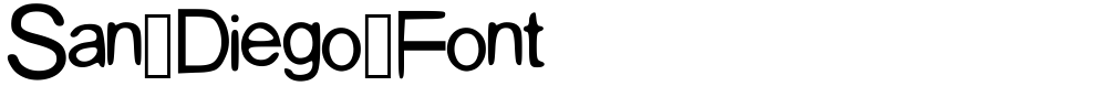San_Diego_Font