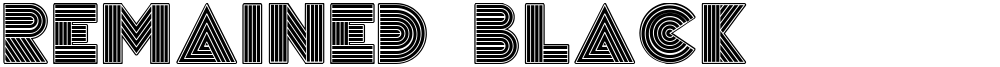 Remained Black