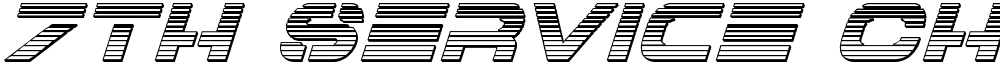 7th Service Chrome Italic