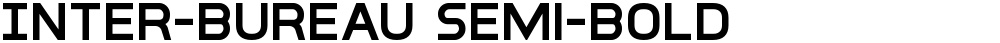 Inter-Bureau Semi-Bold