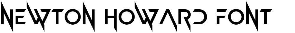 Newton Howard Font