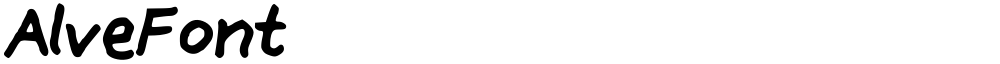AlveFont