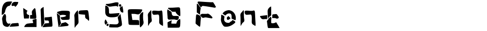 Cyber Sans Font