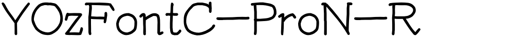 YOzFontC-ProN-R