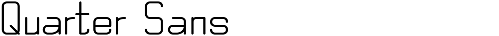 Quarter Sans