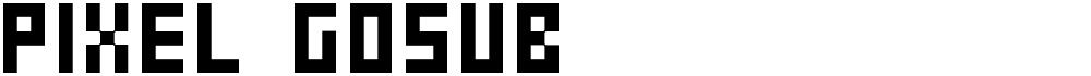 Pixel Gosub