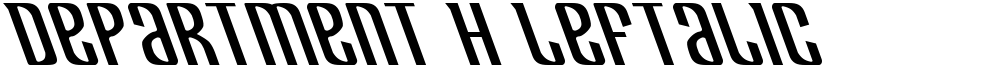 Department H Leftalic