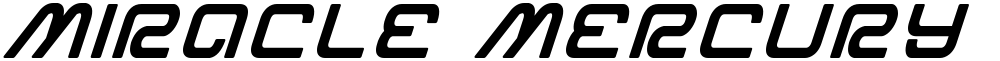Miracle Mercury Bold Italic