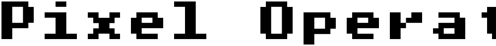 Pixel Operator Mono 8