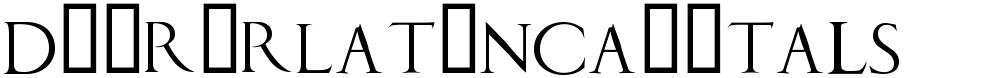 DuererLatinCapitals