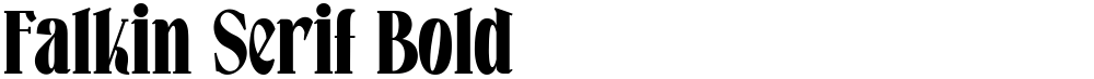 Falkin Serif Bold