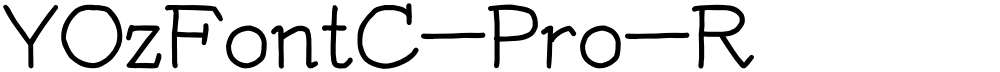 YOzFontC-Pro-R