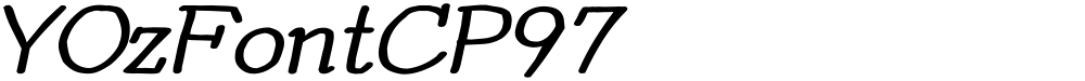 YOzFontCP97