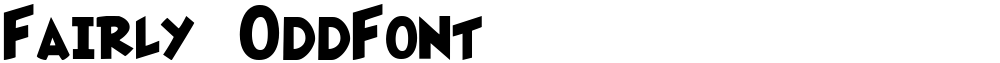 Fairly OddFont