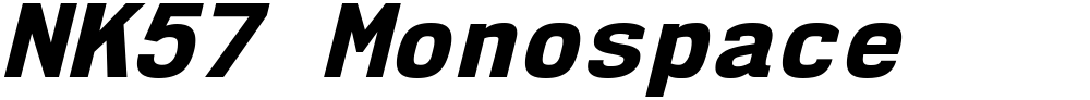 NK57 Monospace