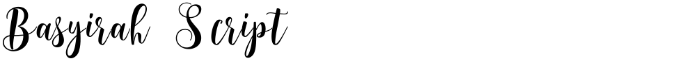 Basyirah Script