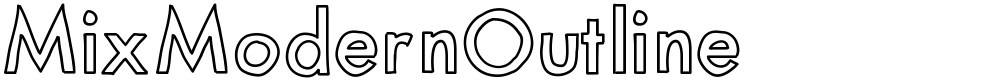 MixModernOutline