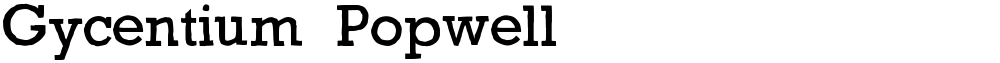 Gycentium Popwell