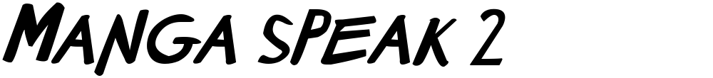 Manga speak 2