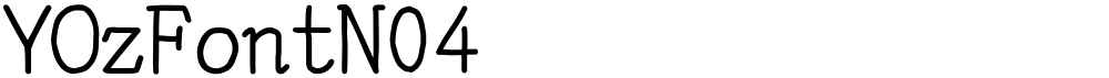 YOzFontN04