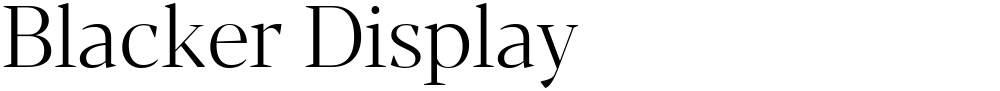 Blacker Display
