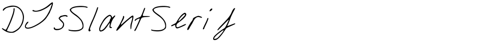 DJsSlantSerif