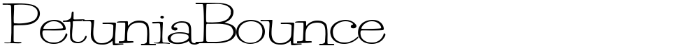 PetuniaBounce