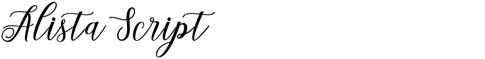 Alista Script