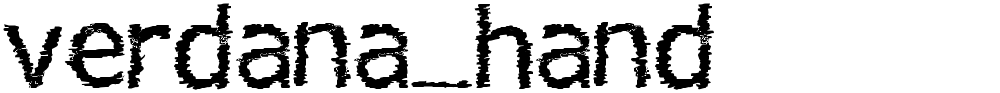 verdana_hand