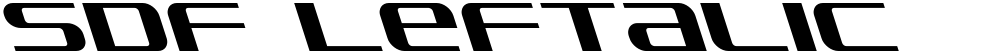 SDF Leftalic