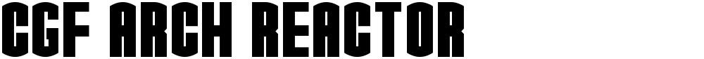CGF Arch Reactor