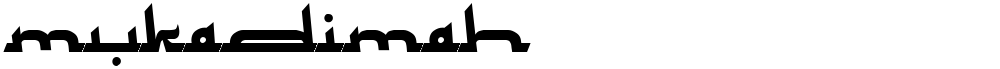 Mukadimah