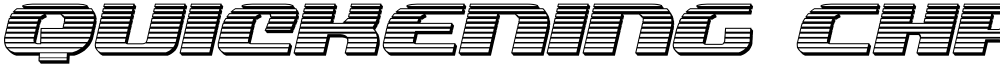 Quickening Chrome Italic