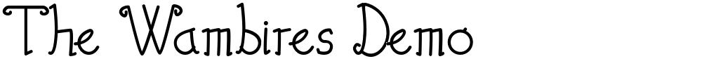 The Wambires Demo