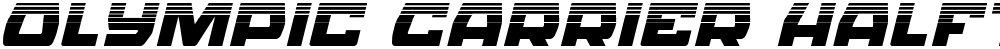 Olympic Carrier Halftone Italic