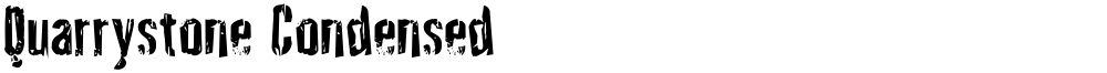Quarrystone Condensed