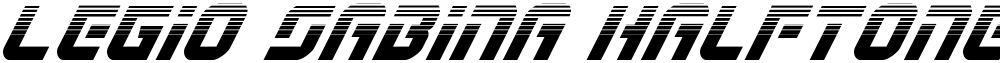 Legio Sabina Halftone Italic