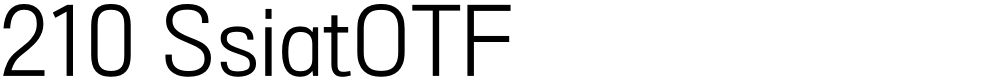 210 SsiatOTF