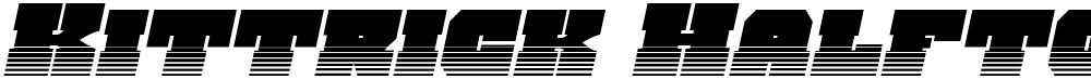 Kittrick Halftone Italic