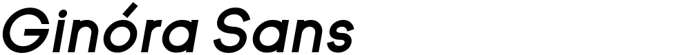Ginóra Sans