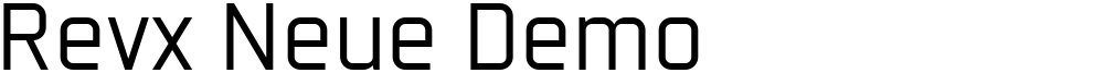 Revx Neue Demo