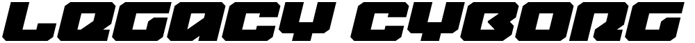 Legacy Cyborg Expanded Italic