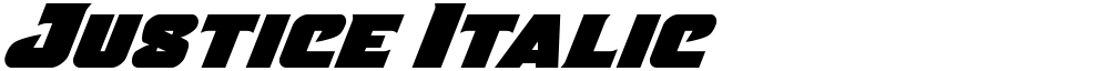 Justice Italic