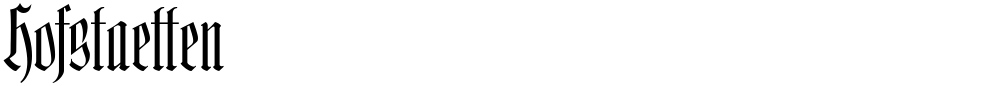 Hofstaetten